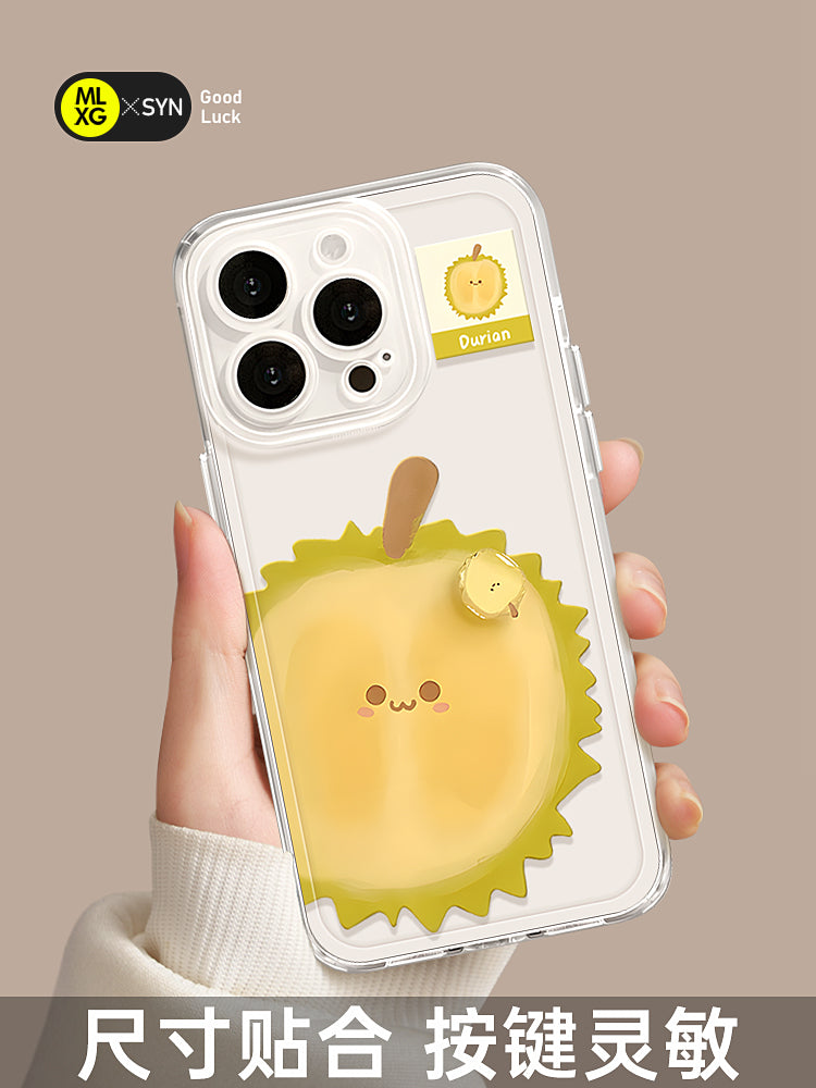 Apple 16 mobil telefon qutusu, yeni iphone17pro transparent 15 guava 14 yay hissi 16promax cizgi filmi hava meyvəsi 13 qadın modeli 11 hər şey daxil 12 payız əleyhinə 8plus lentli x yumşaq üçün uyğundur