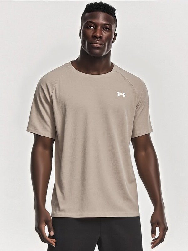 Lucky Leaf丨Under Armor tez quruyan köynək kişi məşq qısaqol fitnes qaçış idman kostyumu