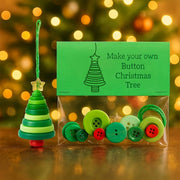 4pcs/1pc Christmas Button Ornaments, Home Decor, Easy to Make