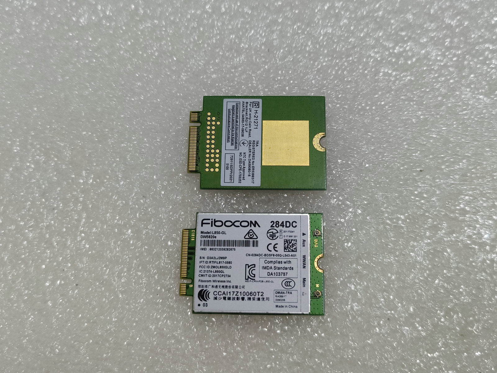 DELL 7490 5400 3500 3541 WWAN 4G modulu L850-GL DW5820E tam şəbəkə