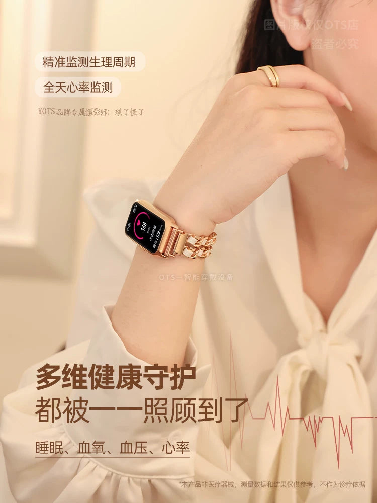 2026 Xiaoxiangfeng ağıllı bilərzik qadın idman saatı çox funksiyalı ürək dərəcəsi və qan təzyiqi Android və iOS mobil telefonları üçün uyğundur