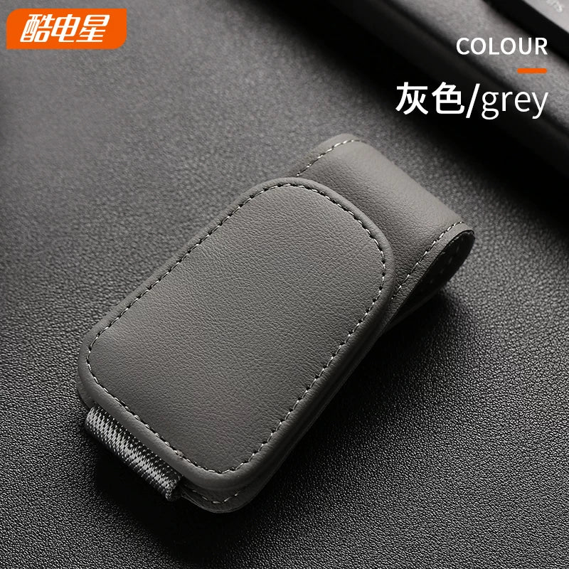 Avtomobil günəş eynəyi klipsi, günəşdən qoruyucu təşkilatçı, sürücü tərəfindəki günəş eynəyi üçün çoxfunksiyalı klip.