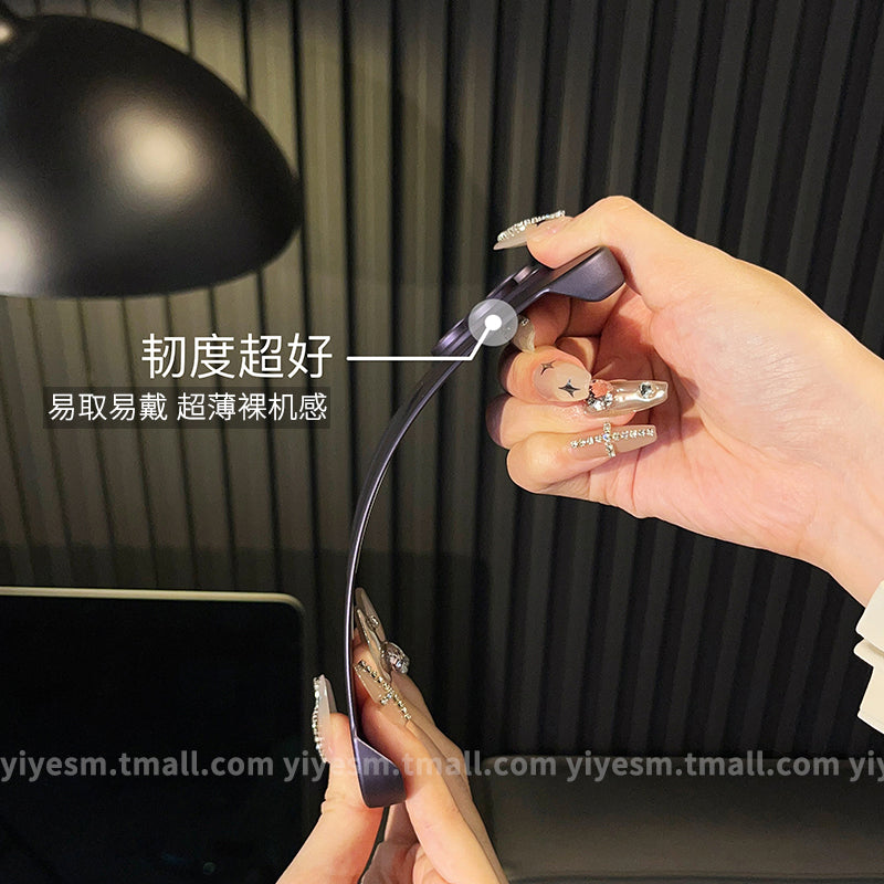Apple 17Pro cib telefonu üçün magsafe maqnit çərçivəsiz iPhone16promax yeni 14 lens filmi 17 qadın 15 barmaq izi əleyhinə pm ultra nazik buzlu düşməyə qarşı üstəgəl yaşlı kişilər