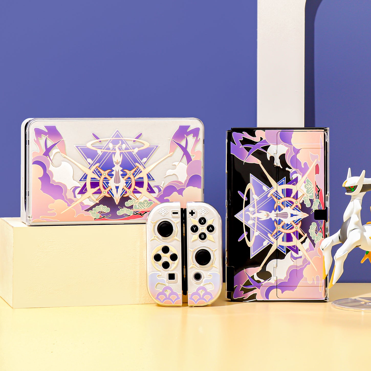 SwitchOLED qoruyucu qutu sərt qabıq NS batareyanın ömrü versiyası Switch2 qoruyucu qutu, qoşula bilən baza Arceus