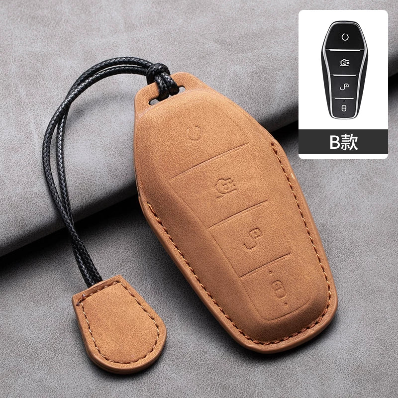 Xüsusi BYD Han EV açar qapağı, Qin Plus dmi Song Pro Tang Dolphin E9 möhürlü avtomobil açar qutusu və toka