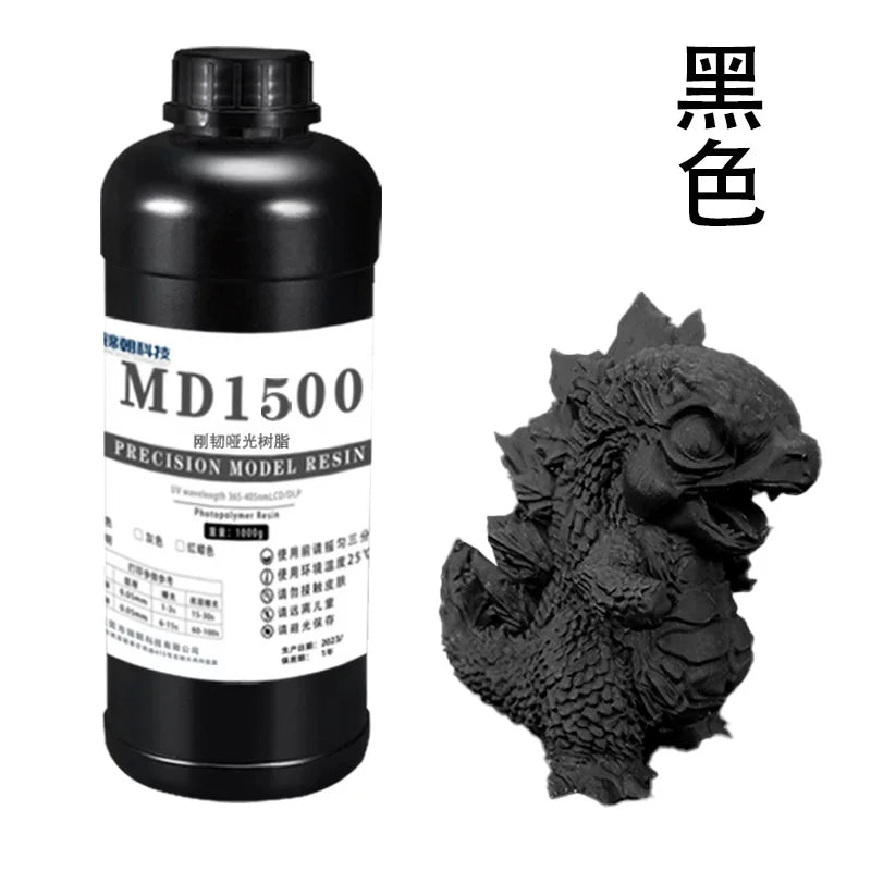 Jinchao sərt qırmızı mum tutqun teksturalı fotohəssas qatran LCD, DLP yüksək dəqiqlikli işıqla müalicə olunan 3D printer istehlak materialları