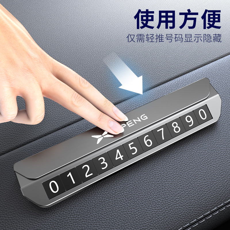 ZEEKR 001 007 7X Yüngül lehimli avtomobil müvəqqəti dayanacaq nömrə nişanı