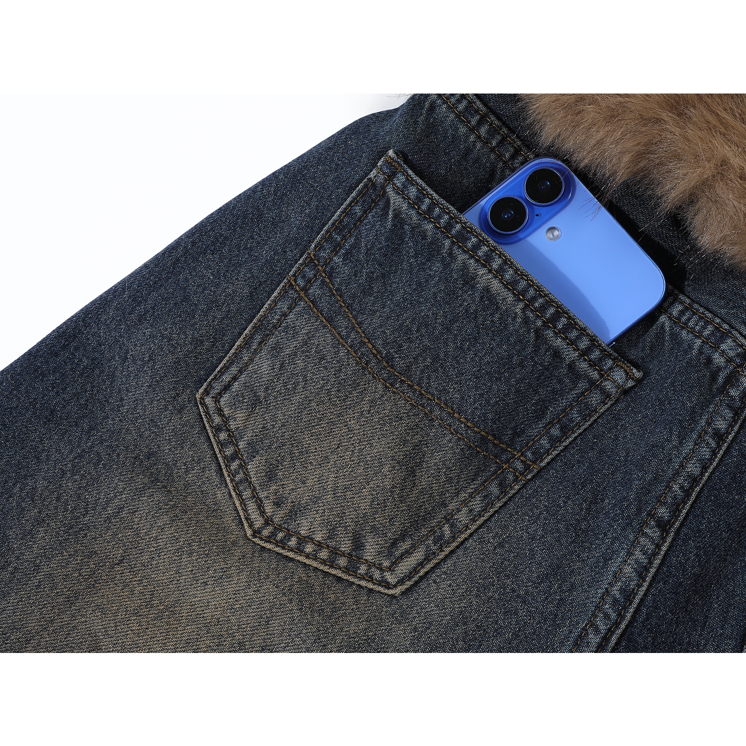 Chorlisa qadın üçün geniş ayaqlı cins şalvar, 2026 yeni payız/qış modası, geniş forma, çoxfunksiyalı dizayn, retro Amerika yüksək belli şalvar.