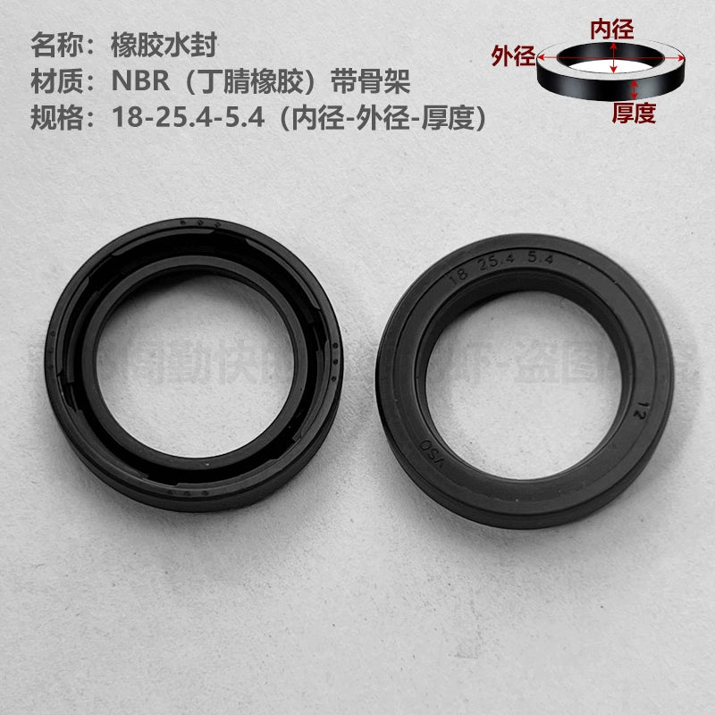 Lvba Dolphin Kyushu Maxi Qara Pişik Ultra Yüksək Təzyiqli Təmizləyici Maşın Avtomobil Paltaryuyan Maşın Pompa Başlığı Əsas Su Sızdırmazlığı Yağ Sızdırmazlığı Təmir Dəsti