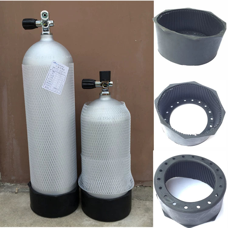 6L dalğıc silindr bazası 7L dalğıc alüminium şüşə bazası 12L alüminium ərintisi şüşə karbon fiber şüşə rezin baza