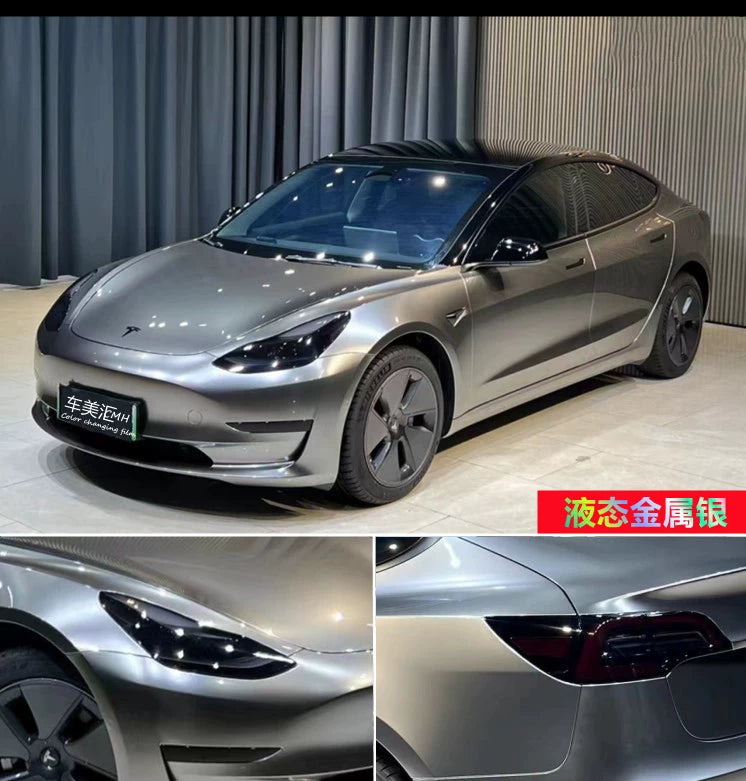 Pethuayue Pudra Rəng Dəyişən Film Tam Avtomobil Qapağı Fantaziya Vulkanik Kül Avtomobil Filmi Rəng Dəyişən Parlaq Qara Tpu Görünməz Avtomobil Filmi