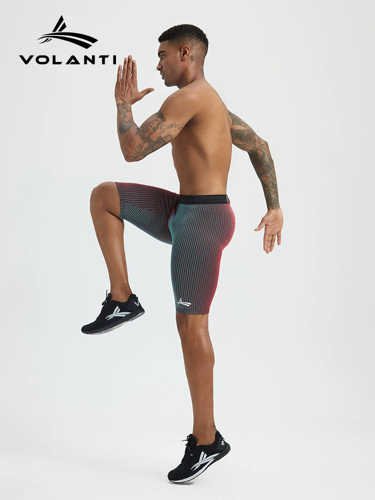 Wolandi Thread Zhixuan idman şortu marafon qaçışı tez quruyan nəfəs ala bilən sıx kişi yay məşq fitnes şalvarı