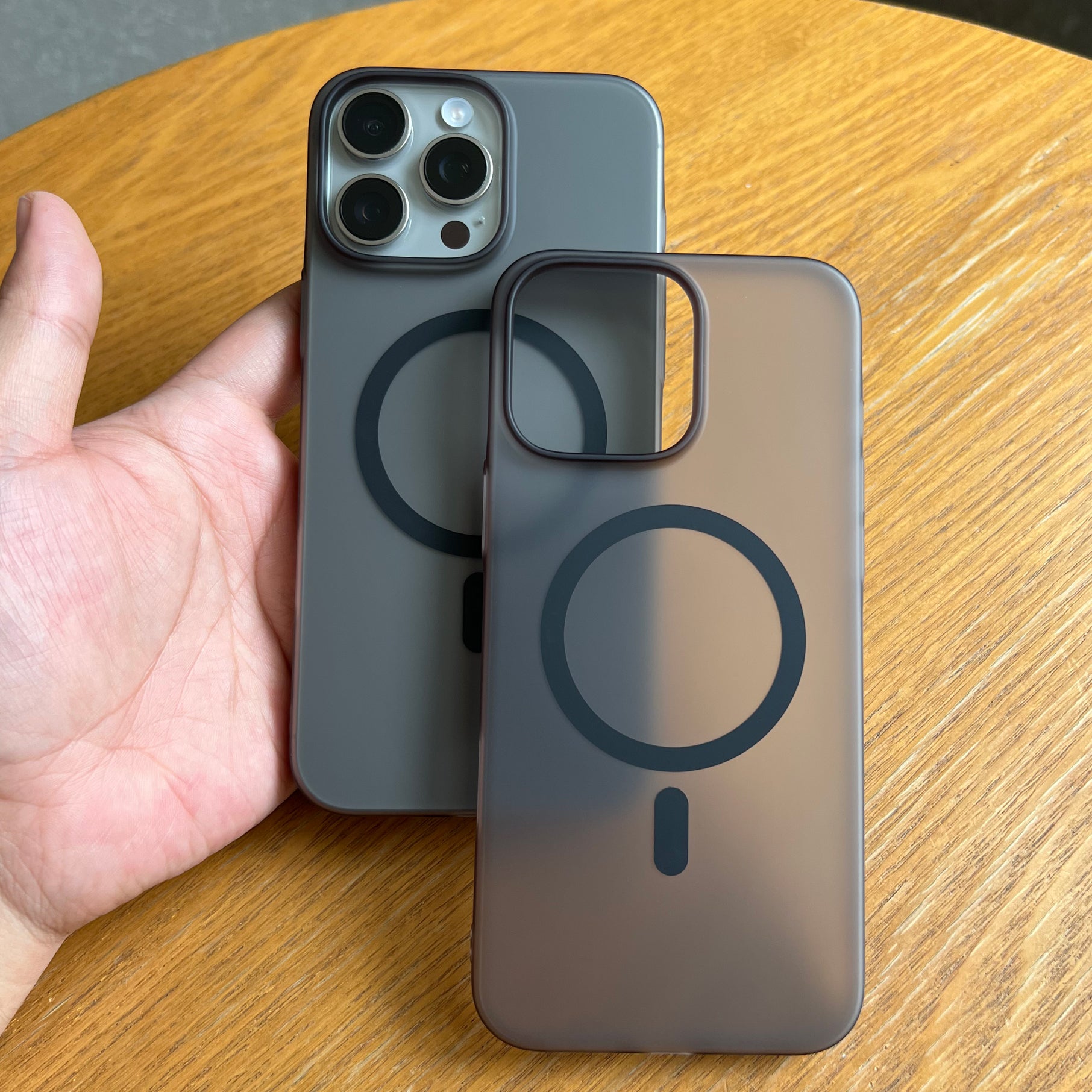 [N52 güclü adsorbsiya ultra nazik çılpaq mənada] Apple 16promax maqnit Magsafe mobil telefon qutusu iPhone15 şəffaf 17 şaxtalı 14Pro hər şey daxil hava sərt 13 nazik 12 kişi yeni modeli üçün uyğundur