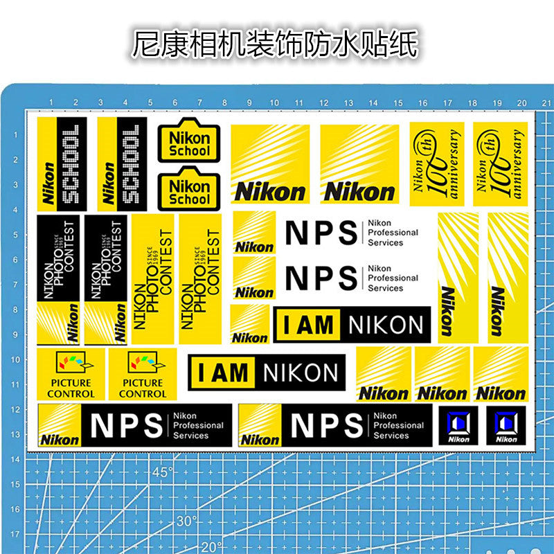 Nikon kameranın periferik stikerləri üçün uyğundur Nikon SLR ştativ nəmə davamlı qutu flaş başlıq dekorativ stikerləri
