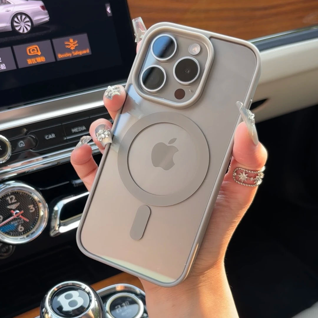 Apple 17promax mobil telefon üçün uyğun yüksək dərəcəli dəri hiss edən səhra qızılı maqnit qutusu iphone 14pm düşməyə qarşı 11 yeni 15pro kişilər və qadınlar 12/13pm sadə 16plus sərt qabıq 13 qoruyucu örtük