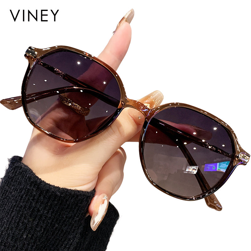 Viney günəş eynəkləri qadınların 2026 yeni anti-UV polarizasiyalı gün eynəkləri yüksək səviyyəli üz hissi kiçik temperamentli eynəklər