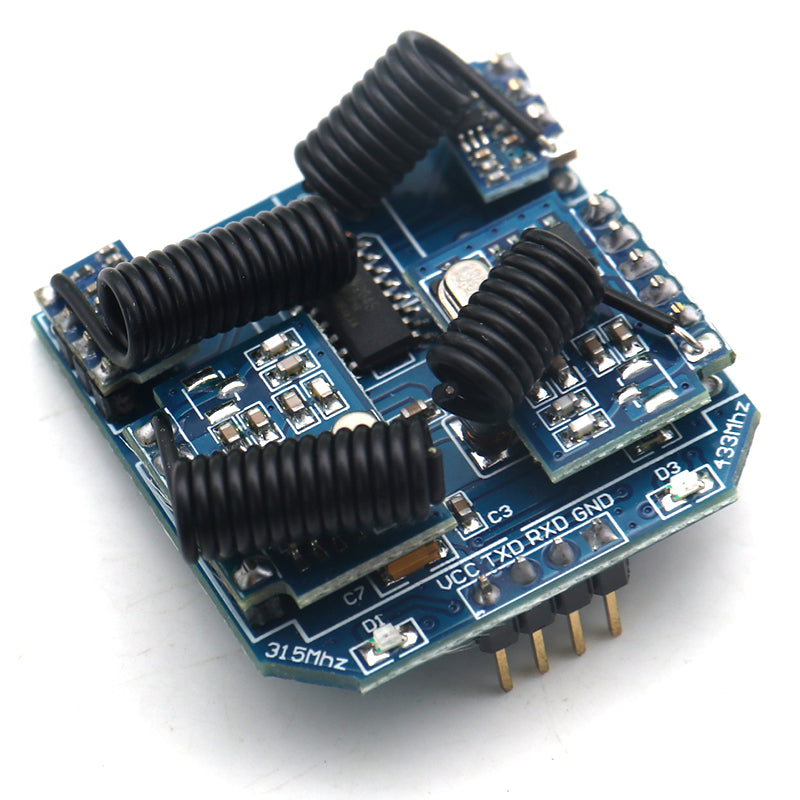 İki diapazonlu RF kodek modulu 315/433 simsiz uzaqdan idarəetmə açarı nəzarət mikro nəzarətçi serial port RF34D