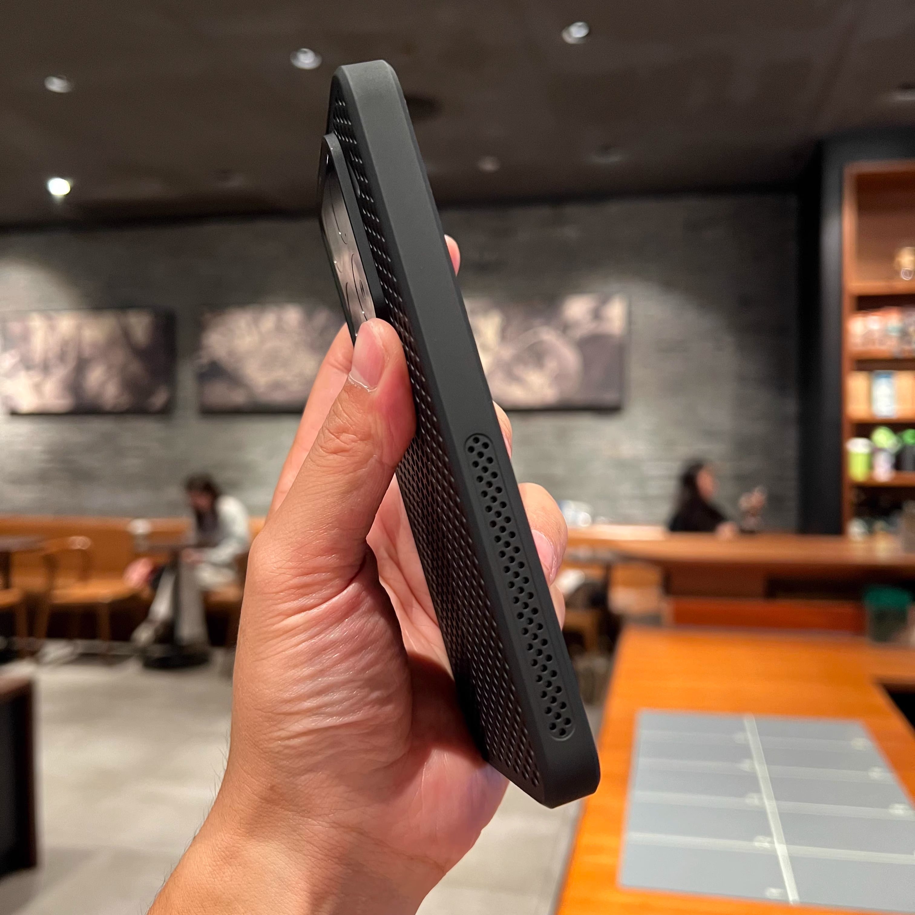 Maqnetik simsiz şarj soyutma pətək nəfəs alan Xiaomi 15/14pro cib telefonu qutusu 13 Redmi K70 Extreme Edition təmiz qara K60 düşməyə qarşı k80 yüksək səviyyəli kişilər üçün sadə Magsafe yuvası yumşaq