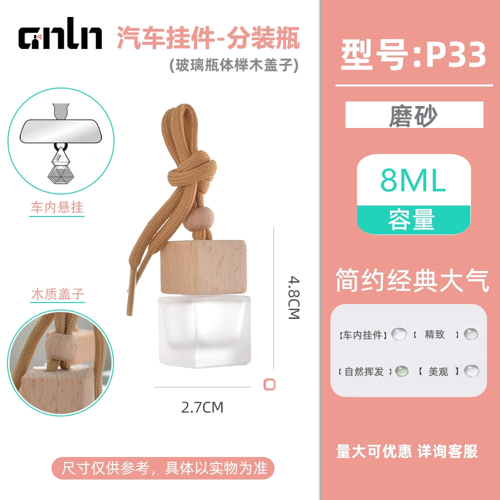 5 Ml10ml Avto Ətir Saxlama Şüşə Aromaterapiya Kulonu Kiçik Butulka Efir Yağı Ətir Şüşəsi Boş Şüşə Butulka Avtomobil Kulonu