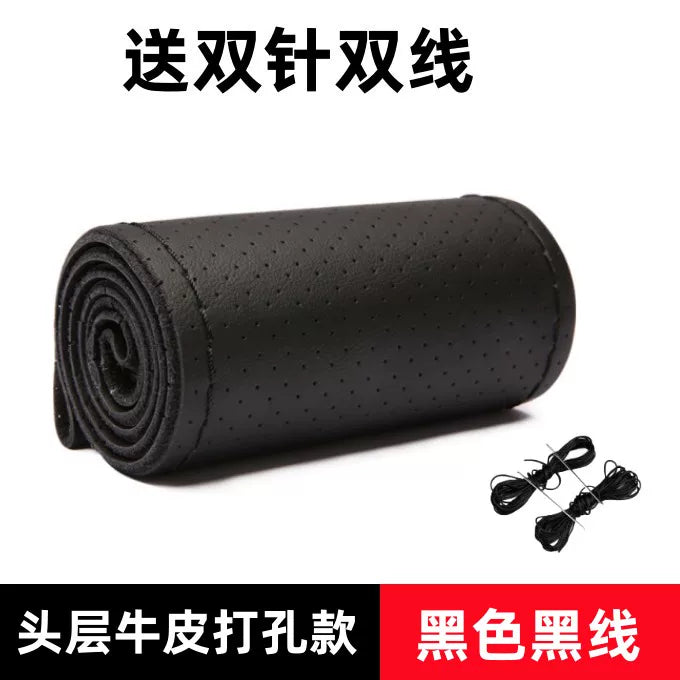 2006/2007/2008/2009/2010/2012/2013-cü illərdə istehsal olunmuş köhnə Toyota Reiz, Camry və Corolla modelləri üçün əl ilə tikilmiş sükan örtüyü.