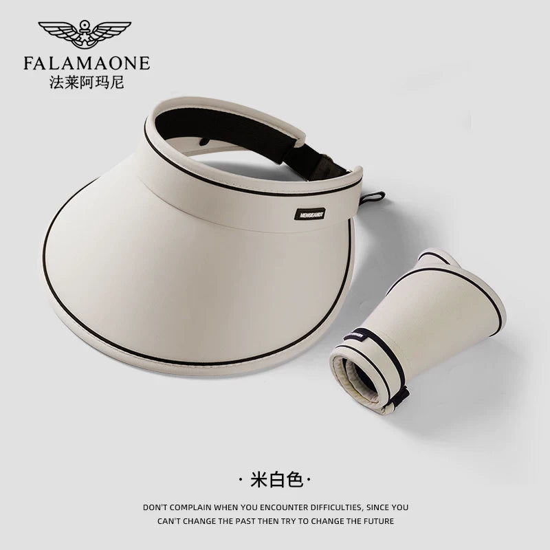 Falley Armani Women's Sun Hat 2025 New Style, UV Protection Sun Hat, Women's Visor Hat, Sun Umbrella Hat