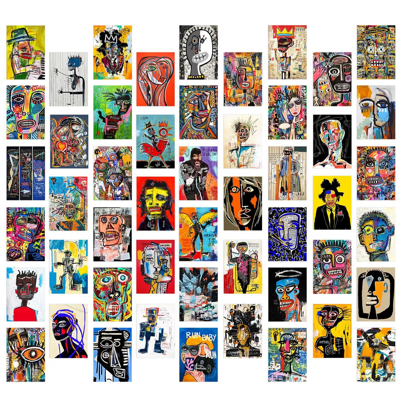 500 Retro Avropa İntibahı Yağlıboya Rəsm İncəsənəti Van Qoq Qraffiti Etiketləri Da Vinci Mona Lisa DIY Etiketləri