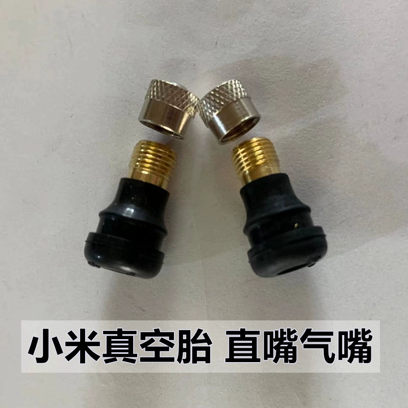 Balans Avtomobil Vakuum Təkəri Hava Başlığı 70/65-6.5 Hava Nozzli 10-düymlük Düz Əyri Başlıq Xiaomi Elektrikli Skuter üçün Uyğundur