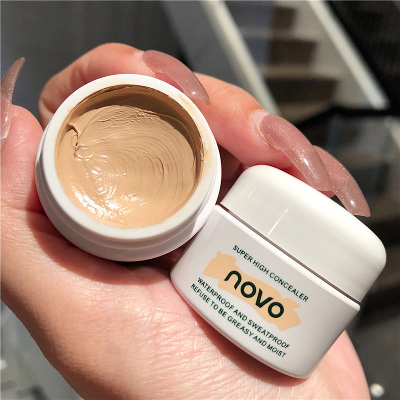 novo Mega Concealer - Ləkələr, Sızanaq Çapıqları, Tatular, Tonal Krem və Qara Dairələr üçün Güclü Örtücü - Rəsmi Flaqman Mağazası - Orijinal Məhsul