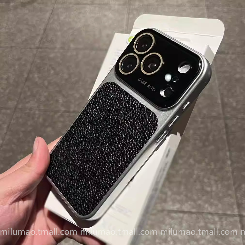 Yüksək keyfiyyətli lychee naxışı dərhal iPhone 17 promax cib telefonu üçün uyğun 17 eynəkə çevrilir 15 yeni stil 17pro İnternet məşhur qadın modeli 13 hər şey daxil 14 düşməyə qarşı 16pro super yaraşıqlı ProMax qoruyucu qutu