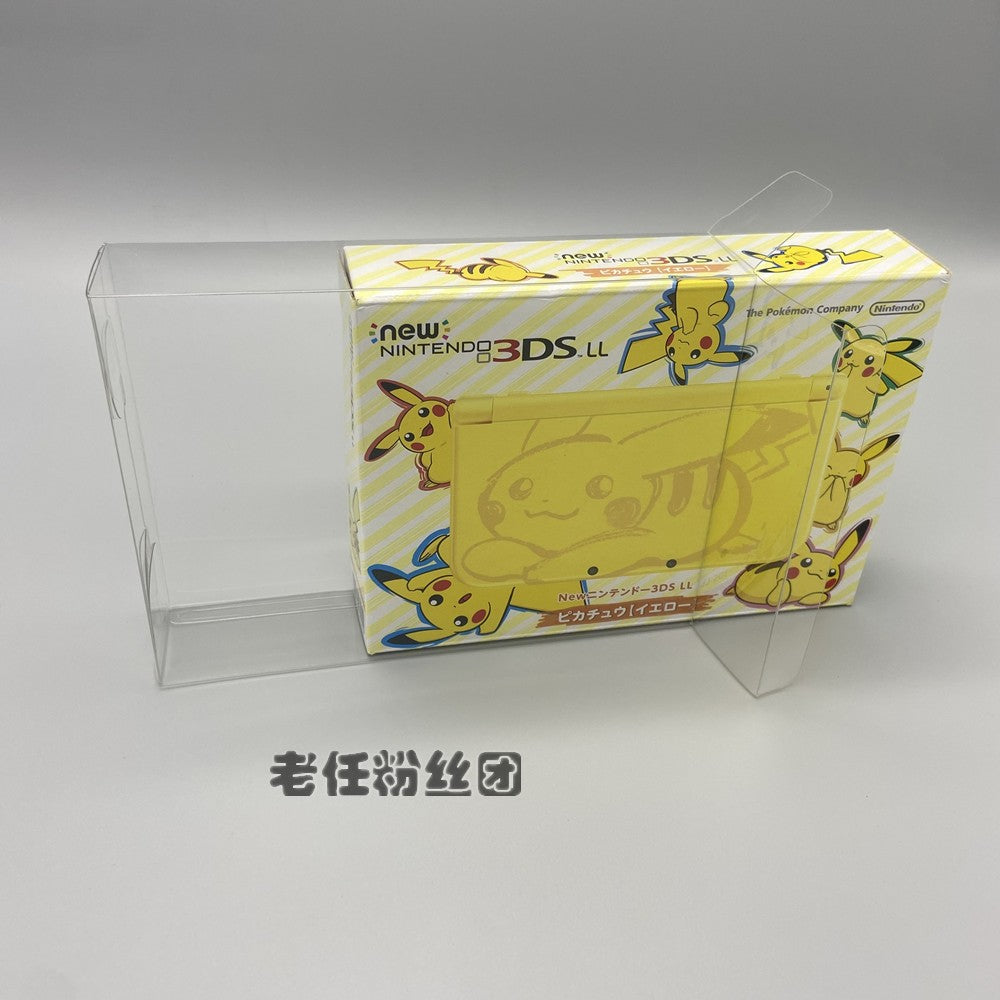 Nintendo NEW3DSXL NEW3DSLL Pikachu məhdud buraxılışlı saxlama qutusu şəffaf kolleksiya ekran qutusu