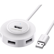 UGREEN Green Link USB Splitter 4 portlu 2.0HUB mərkəzini genişləndirərək Type-C noutbukunu dördə qədər genişləndirir.