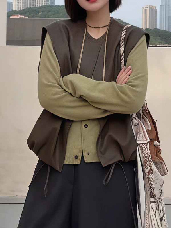 Qadınlar üçün yüksək keyfiyyətli, zərif qolsuz gündəlik jilet, yeni 2026-cı ilin yaz modası, böyük ölçülü, böyük ölçülü, dəbli və çoxfunksiyalı top.