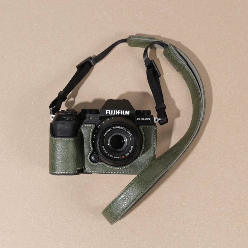 Fuji XS20 qoruyucu qutu XT5XT30 üçüncü nəsil ikinci nəsil XT4X100Vi əsas dəri çanta aksesuarları kamera çantası XS10