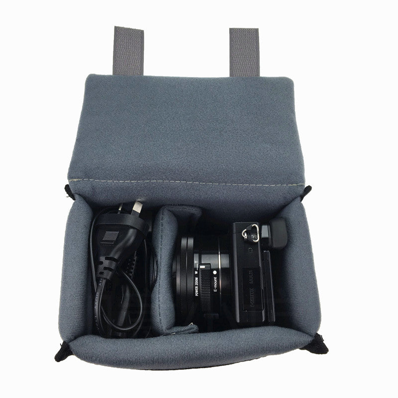Güzgüsüz kamera çantası daxili çanta portativ saxlama çantası A6500A6400A7CA7R432EOSM6M50M10M200
