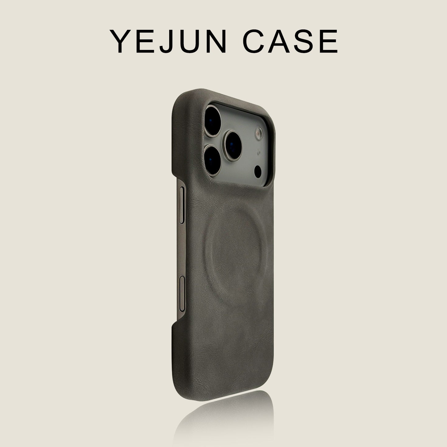 Yejun Apple 17 mobil telefon qutusu üçün uyğundur, sarı qoyun dərisi dəri maqnit emiş iphone17promax dəri hiss edən yarım paket hava yüksək səviyyəli sens 16pro qoruyucu örtük 15 isti yeni məhsul 14 biznes 13 sadə