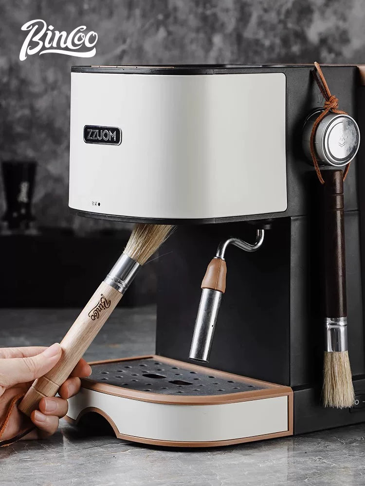 Bincoo espresso fırçası dəyirmanı təmizləmə fırçası tezgah üstü təmizləyici yumşaq fırça qəhvə tozu təmizləmə fırçası