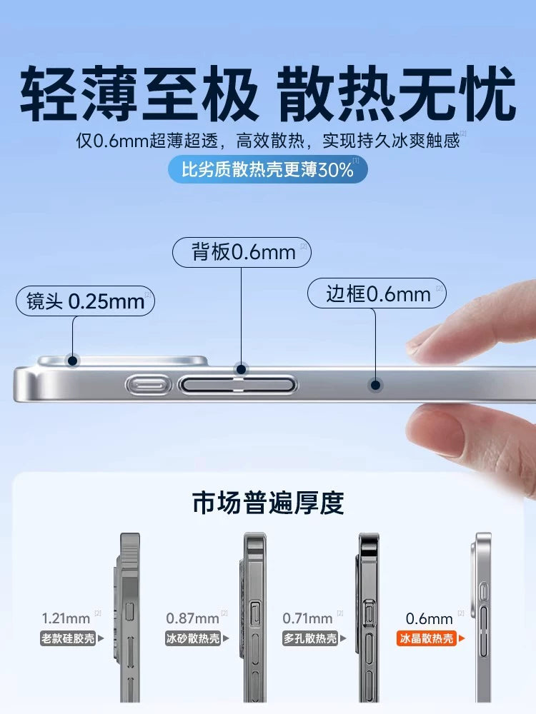 [Buz soyutma] İlk vanna otağı Apple 17 mobil telefon qutusu iphone15promax yeni 13 şəffaf iphone16 silikon 14 qoruyucu örtük 17 ultra nazik 12 hər şey daxil və yumşaq yay üçün uyğundur