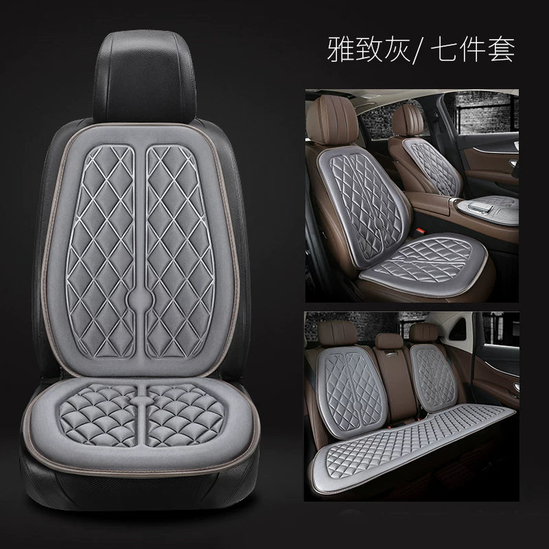 2025 New Summer Car Seat Cushions, Car Interior Seat Covers, Hip Cushions, One-Piece Back Seat Cushions, Suitable for All Seasons