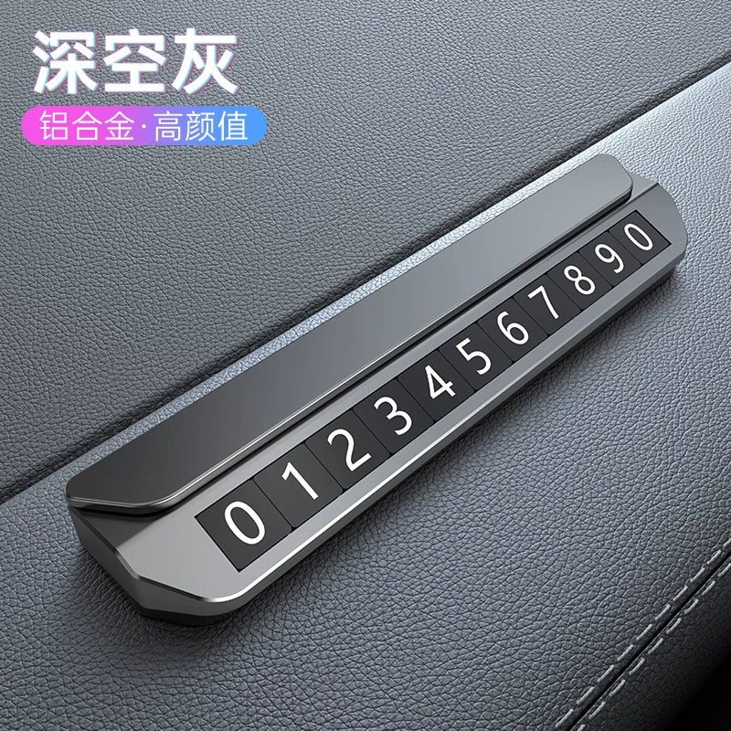 ZEEKR 001 007 7X Yüngül lehimli avtomobil müvəqqəti dayanacaq nömrə nişanı