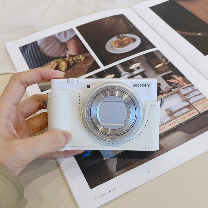 Sony ZV-1M2 universal ZV1F kamera qoruyucu baza çəhrayı yarım dəst zv1 ikinci nəsil ZVE10 üçün uyğundur pulsuz çatdırılma