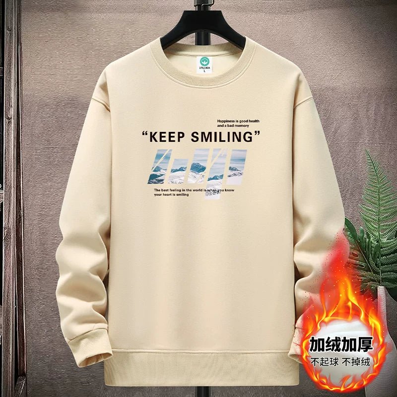 Yeniyetmələr və tələbələr üçün payız/qış təmiz pambıqdan hazırlanmış yun yaxalıqlı sviter, boş oturan gündəlik kazak alt qatı, qalın və isti top