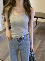 Seksual qızlar üçün moda kamzol, yeni Koreya versiyası, arıqlayan, döşləri örtən, gözəl bel, qadınlar üçün alt qolsuz top