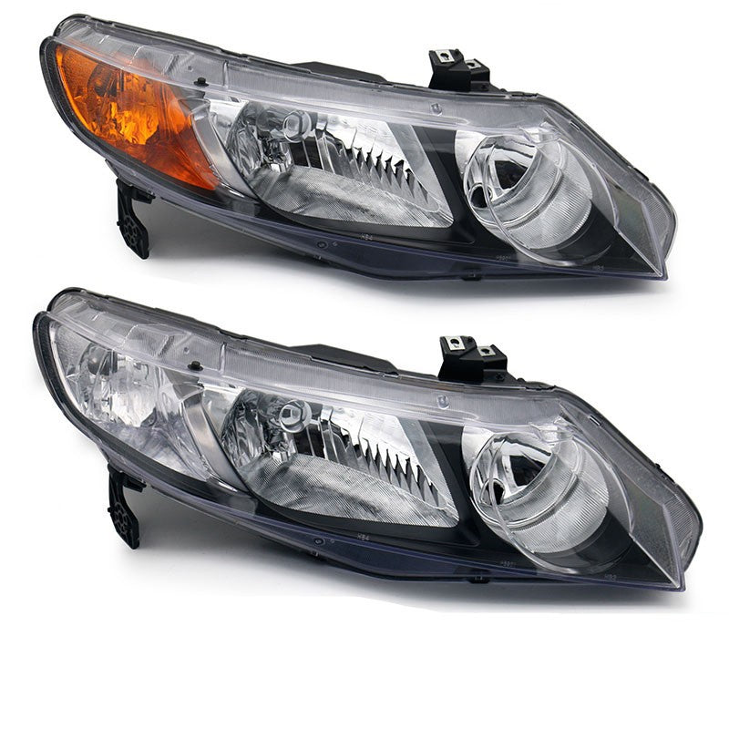 The headlight kit is applicable for the 8th generation Honda Civic (2006-2011 models) and 8.5th generation Civic.