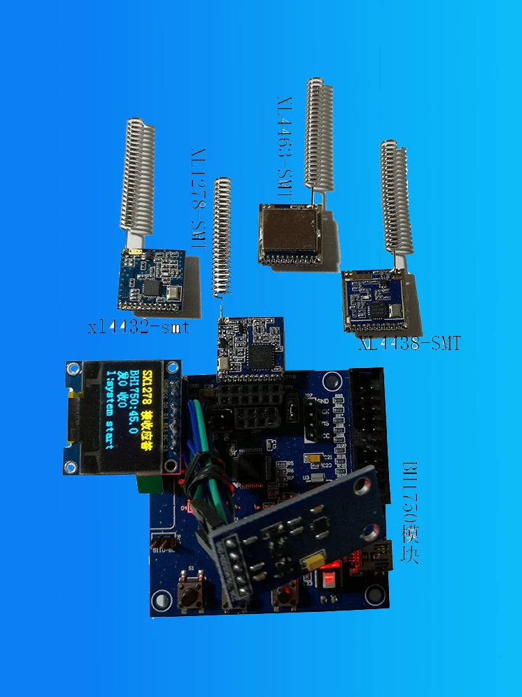 STM32 simsiz sınaq lövhəsi/SI4432/SI4463/SX1278 test lövhəsi/simsiz temperatur və rütubətin inkişafı lövhəsi