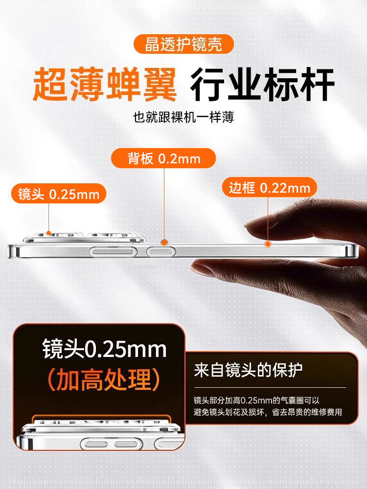 newyu Xiaomi 17/15ultra mobil telefon qutusu üçün uyğundur xiaomi15spro yeni 17promax şəffaf qoruyucu çanta 15 düşməyə qarşı hər şey daxil obyektiv 14 xüsusi 13 elektrolizlənmiş silikon yumşaq qabıq 2