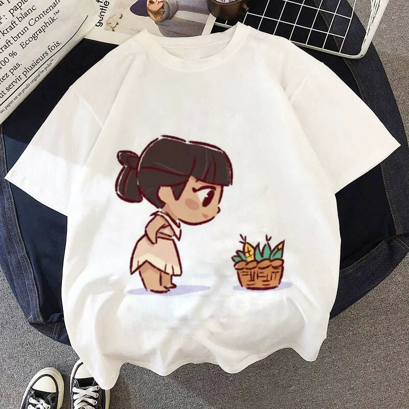 Yeni Cizgi Filmi Şahzadə Uşaq Geyimləri T-Shirts T-Shirts Uşaq Köynəkləri