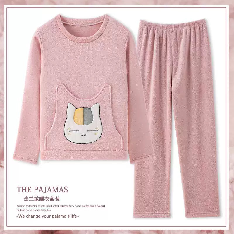 cütlük pijama dəsti qış qadın kişilər pijama ev geyimləri pijama