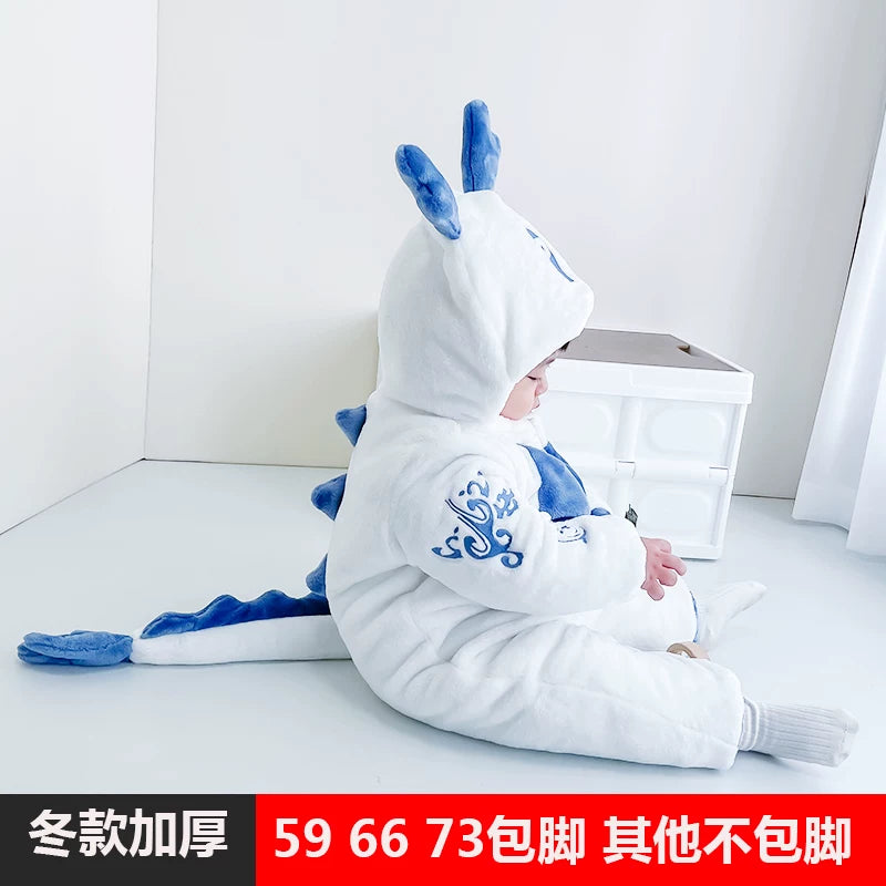 Körpə Yaz və Payız Topdan Dəsti, Dinozavr Pijamaları, Payız və Qış Körpə Romperləri, Super Şirin və Sevimli Geyimlər