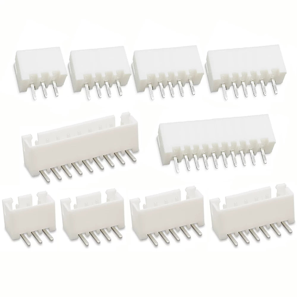XH2.54MM Düz Pin Əsaslı Əyri Pəncərəli Əsas Rozetka XH-2P/3/4/5/6/8/10/12-20P Bağlayıcı