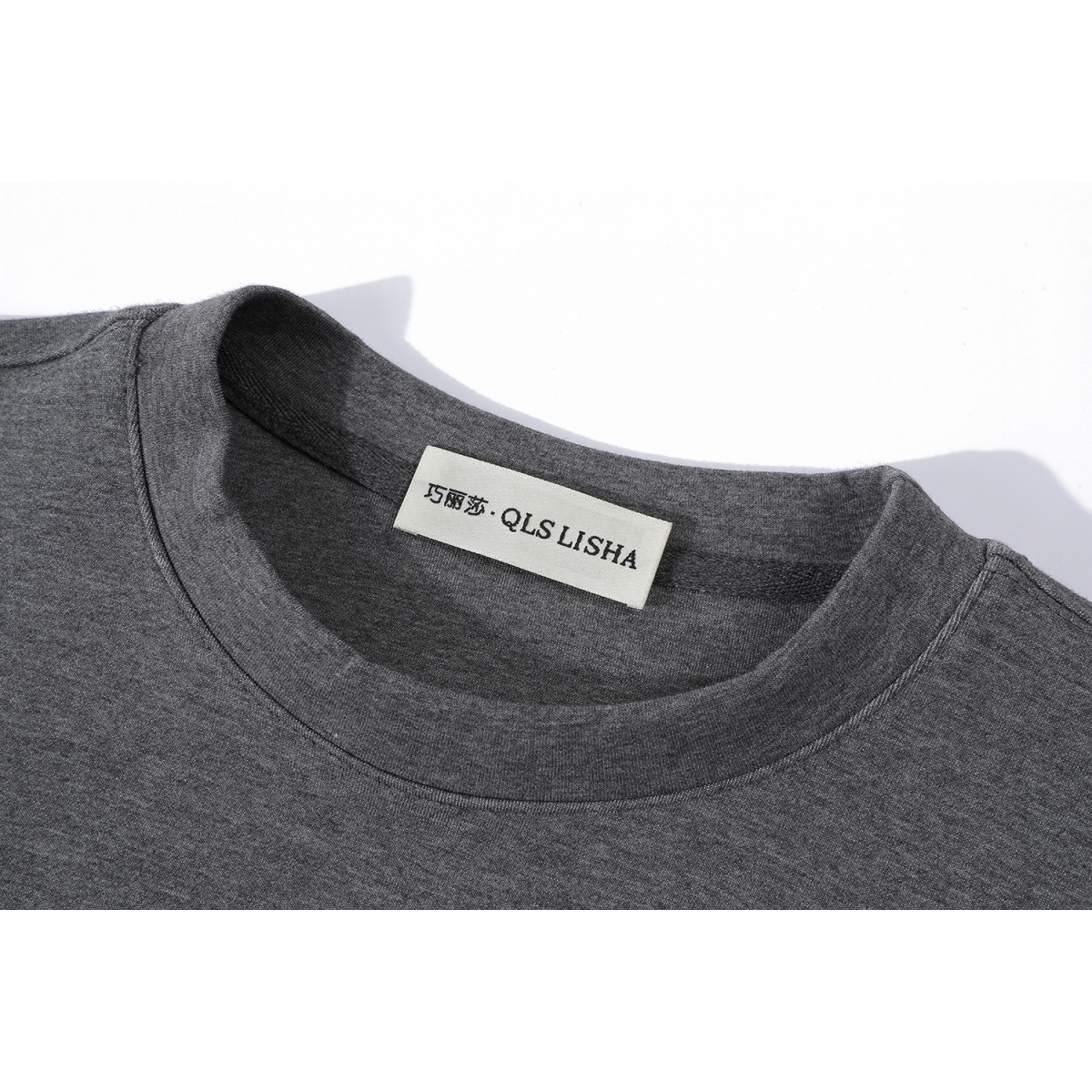 Chola Lisa Koreya üslubunda tənbəl üslubda başlıqsız boz rəngli qadınlar üçün sviter dəsti, yeni payız və yaz üslubu, ətəkli zərif iki hissəli dəst